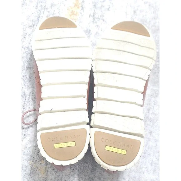 Cole Haan Women ZeroGrand Sneaker Shoe Woodbury Leather-Ivory W14476 Size 9.5 B - Picture 7 of 10